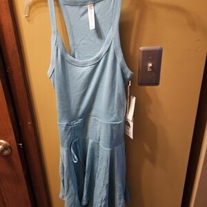 Blue Sleeveless Dress